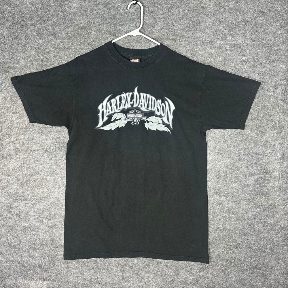 Harley Davidson Vintage 2004 Grand Canyon T Shirt Mens Large Black Eagle‎